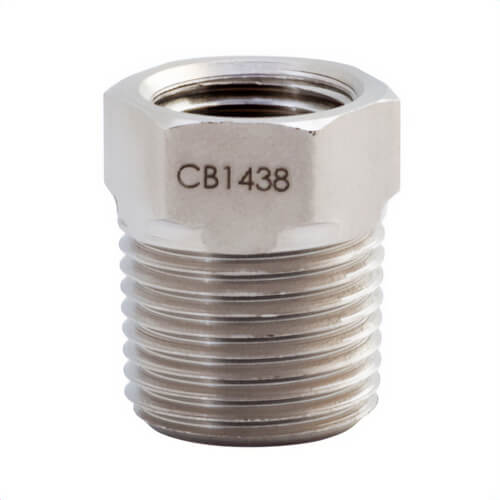 BVA® CB1438 Bushing, From 1/4 in Female to 3/8 in Male