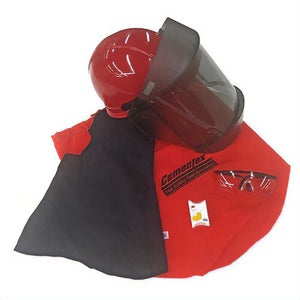 Cementex AFS-180K Arc Flash Face Shield and Hard Hat Kit, Gray, 12+cal