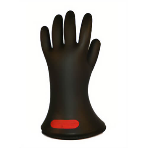 Cementex IG0-11-10R Gloves, Class 0, 11 in, Size 10, Red