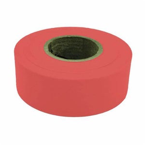 C.H.Hanson® 17021 Flagging Tape, Standard Red, 300 ft L x 1-3/16 in W, Polyethylene