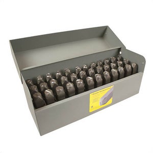 C.H.Hanson® 21630 36 pc Heavy Duty Letter and Number Combo Stamp Set, A to Z, 0 to 9, 1/4 in H Character