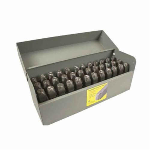 C.H.Hanson® 26183 36 pc Round Face Reversed Letter and Number Stamp Set, Letter A to Z, &, Number 0 to 9 (the 6 used as 9)