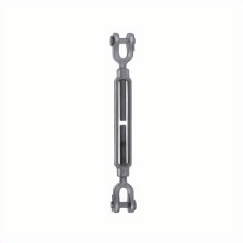 Chicago Hardware 03118 9 Class G Turnbuckle, Jaw-Jaw, 7/8 in Thread dia, 7,200 lb WLL, 18 in Take Up, 30-1/2 in L Closed