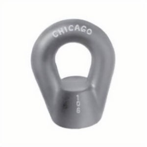 Chicago Hardware 17015 4 102 Blank Heavy Duty Eye Nut, 5/8-11, Drop Forged Steel, Self-Colored, 2.9 ton Working