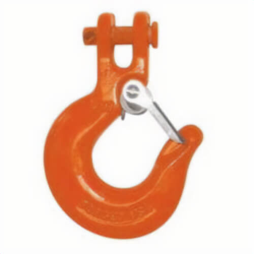 CM® 6905AWL Slip Hook with Latch, 5/16 in Trade, 4700 lb Load, 70 Grade, Clevis Attachment, Steel Alloy