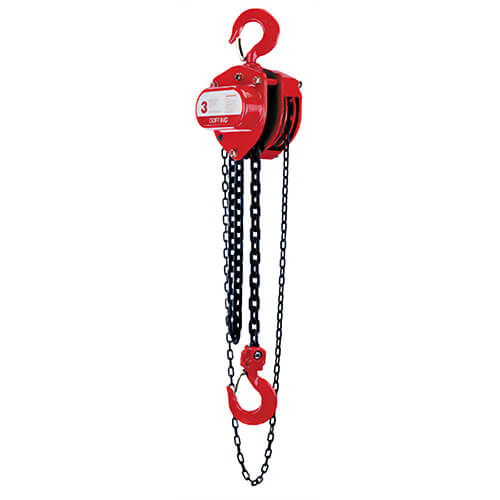 CM® 08935W Coffing® LHH Hand Chain Hoist, 3 Reeving, 22-5/8 in Headroom, Less Chain Lifting, 5 ton, 11023 lb WLL