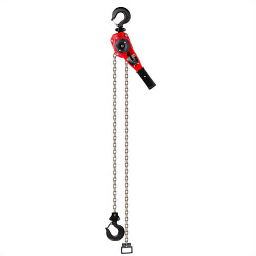 Coffing® Hoists 09443W LSB-B Ratchet Lever Chain Hoist, 3 ton Load, 20 ft H Lifting, 75 lb Rated