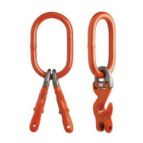 CM® 555240S2 EZ-Connect™ Dual Rated Master Link and Chain Shortener, 80/100 Grade, 5/8 in, 39,100 lb WLL, Orange Powder Coated