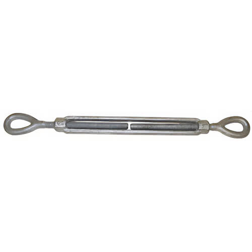 CM® 1206EE Turnbuckle, Eye-Eye, 3/4 in Thread dia, 5,200 lb WLL, 6 in Take Up, Steel