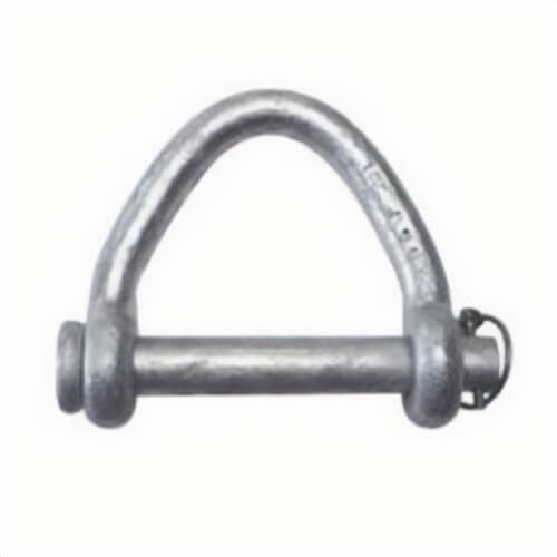 CM® M706 Carbon Web Sling Shackle, 18,000 lb WLL, 1 in Size dia, Galvanized