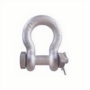 CM® M851G Super Strong Bolt Nut & Cotter Anchor Shackle, 4.5 ton WLL, 5/8 in Size dia, 0.75 in Bolt dia, Galvanized