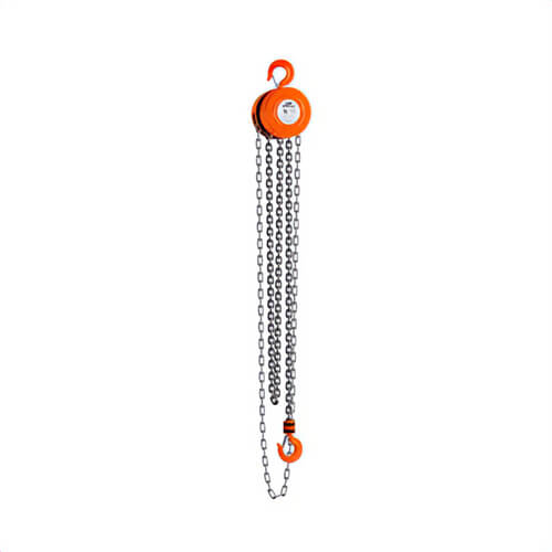 CM® 2210A Series 622 Hand Chain Hoist, Single Reeved, 68 lb, 10.63 in Headroom, 15 ft Standard Lift, 1 ton