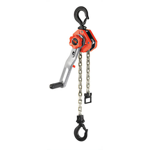 CM® TOR15005 Tornado 360° Lever Hoist, Standard Lift, 1.5 ton, 5 ft, 12.87 Handle Length, Single Reeving, 21.1 lb