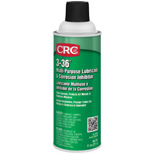CRC® 03005 3-36® Flammable Multi-Purpose Non-Drying Lubricant and Corrosion Inhibitor, 16 oz Aerosol Can, Liquid Form, Blue/Clear/Green