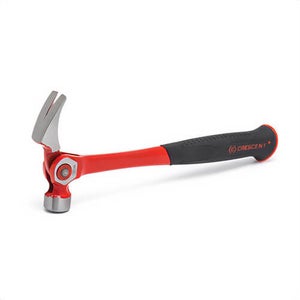 Crescent® CINDEX18 Claw Hammer, 14 in OAL, Extra Large/Smooth/Striking Face, 1.18 in Face dia, No Replaceable Face, 18 oz Head