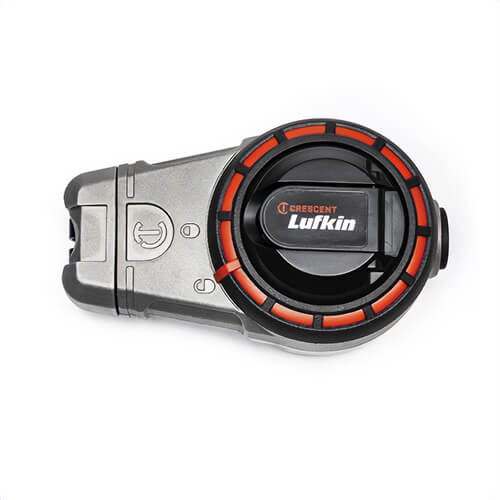 Lufkin® CLA100B Contractor Chalk and Reel with Blue Chalk, 100 ft L Aluminum Line, Tuck-A-Way Handle