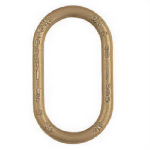 Crosby® A-342W Oblong Master Link, Grades 80 & 100, Alloy Steel, Various Trade Sizes and WLLs