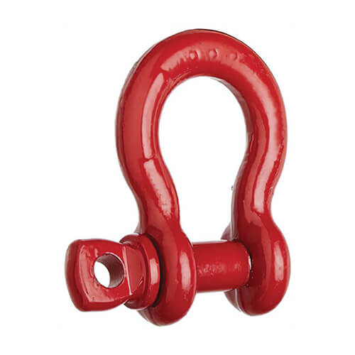 Crosby® 1018482 S-209 Screw Pin Anchor Shackle, 3.5 ton WLL, 5/8 in Nominal Size, 0.63 in Screw Pin, Self-Colored