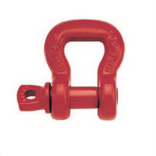 Crosby® 1020620 S-253 Sling Saver® Web Sling Shackle, 35 ton WLL, 5 in dia Web Sling Eye Width, 2 in Screw Pin, Self-Colored