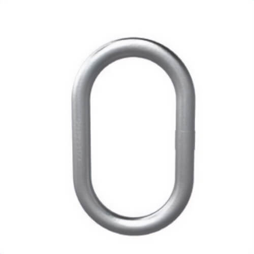 Crosby® 1247124 A-1343 Welded Master Link, 25 x 5 mm Trade, 25,300 lb WLL, Alloy Steel