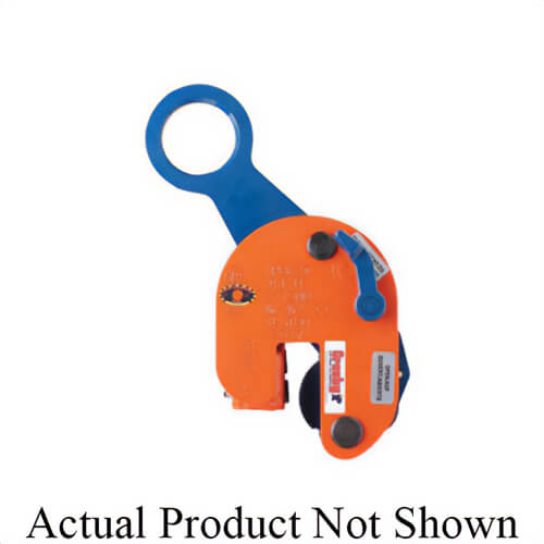 Crosby® 2703838 IPBK10 Vertical Beam Clamp, 2 ton Load, 0.19 to 1 in Jaw Opening, 7.8 in OAW, Alloy Steel