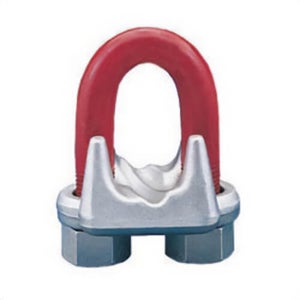 Crosby® 1010131 Red-U-Bolt® G-450 Wire Rope Clip, 1/2 in, Forged Steel, Minimum of 3