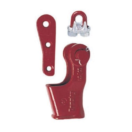 Crosby® 1035018 S-421T Terminator® Wedge Socket Assembly, 5/8 in, Cast Steel