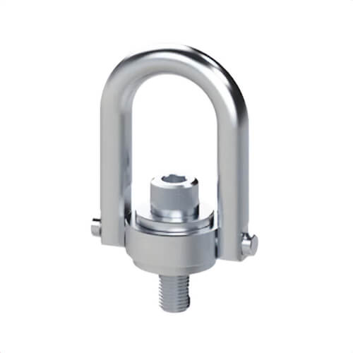 Crosby® SS-125 Series Swivel Hoist Ring, SS, 180° Pivot, 360° Swivel, Various Load Capacities