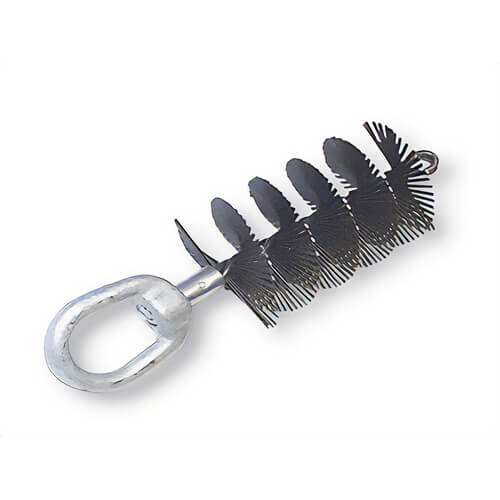 Current Tools 08000-400 Spiral Duct Brush, 4 in Duct