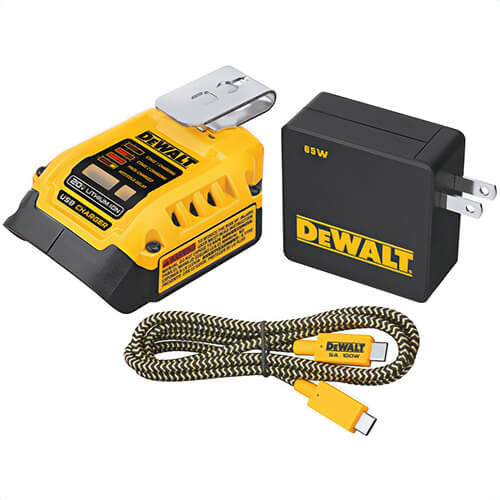 DeWALT® DCB094K 20V MAX*/FLEXVOLT ® 5 Amp USB Charging Kit