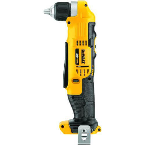 DeWALT® DCD740B 20V MAX* Compact Cordless Right Angle Drill/Driver, 3/8 in Keyed/Ratcheting Chuck, 20 V, 360 in-lb Torque