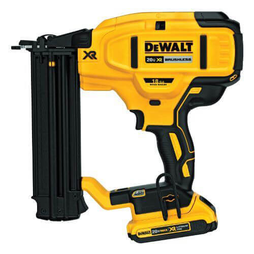 DeWALT® 20V MAX* MATRIX™ DCN680D1 Cordless Nailer Kit, 5/8 to 2-1/8 in Fastener, For Fastener Type: 18 ga Brad Nails, 110 Magazine, Battery