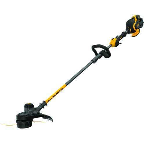 DeWALT® DCST970X1S Cordless String Trimmer, 15 in W Cutting, 52 in L Straight Shaft, 0.08 in, 0.095 in dia Line, Bump Feed Line Advance