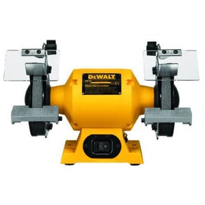 DeWALT® DW756 Heavy Duty Bench Grinder, 6 in dia x 3/4 in W Wheel, 1/2 in, 3450 RPM, 5/8 hp