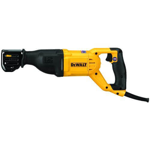 DeWALT® DWE305 Corded Reciprocating Saw, 1-1/8 in L, 0 to 2900 spm, 17-1/2 in OAL, Tool Only