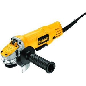 DeWALT® DWE4120 Small Angle Grinder, 4-1/2 in dia Wheel, 5/8-11 Arbor/Shank, 120V AC, Yellow, No, Lock-On Paddle Switch
