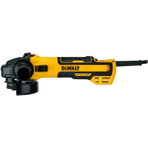 DeWALT® DWE43231VS Brushless Small Angle Grinder, 5 in dia Wheel, 5/8-11 Arbor/Shank, 120 VAC, For Wheel: Type 27, Black/Yellow