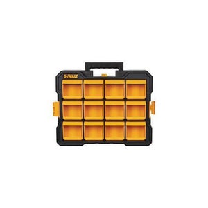 DeWALT® DWST14121 Flip Bin Organizer, 13-7/8 in H x 3-7/8 in W x 17-3/4 in D, 12 Removable Bins