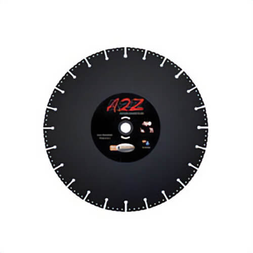 Core Cut® 21535 A2Z Dry Multi-Purpose Vacuum Bonded Blade, 12 in dia Blade, 1/8 in W, 1 in Arbor/Shank