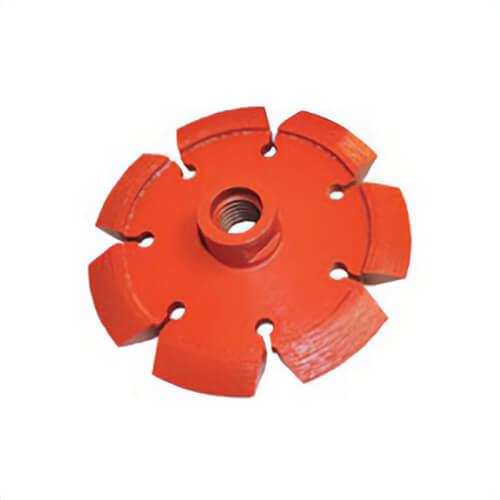 Core Cut® 27542 Heavy Duty Orange Tuck Point V-Crack Diamond Blade, 4 in dia Blade, 0.31 in W, 5/8 in Arbor/Shank