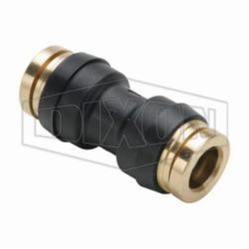 Legris by Dixon® 31066200DOT Push-In Union, 1/2 in Nominal, Tube, 250 psi Pressure, Brass, Domestic