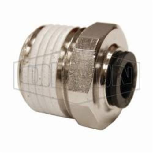 Legris by Dixon® 31755618 Push-In Connector, 3/8 x 1/4 in Nominal, MNPT x Tube, 290 psi Pressure, Brass/Nylon, Domestic