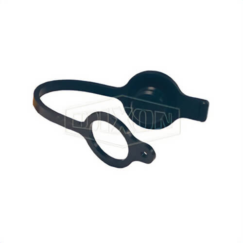Dixon® 4HDP-H4DC Industrial Interchange Dust Plug, 1/2 in Nominal, Rubber, Domestic