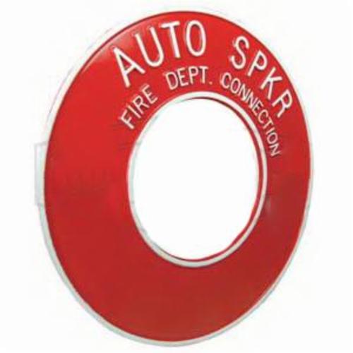 Dixon® AREP400AS Round Identification Plate, 4 x 9-1/4 in Nominal, Pipe x OD End Style, Aluminum, Domestic, Series: 24-209