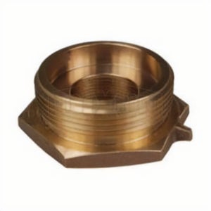 Dixon® FM15F15T Hex Female to Male Nipple, 1-1/2 in x 1-1/2 in L, Brass, Female NST (NH) x MNPT, Domestic
