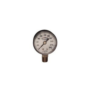 Dixon® GL350 Standard Dry Gauge, 0 to 600 psi, 1/4 in Connection, 2-1/2 in dial, +/- 3-2-3 %