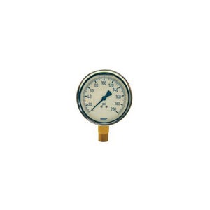 Dixon® GLBR3000 Gauge, 0 to 3000 psi, 1/4 in Connection