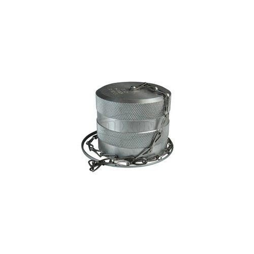 Dixon® H20DC-A DQC H Industrial Interchange Dust Cap with Steel Cable, 2-1/2 in Nominal, Aluminum