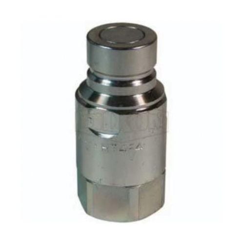 Dixon® HT2F2 HT Series Flush Face Female Plug, 1/4-18 Nominal, FNPT, Steel, Domestic