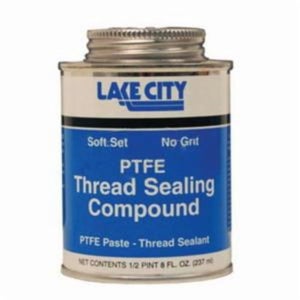 Dixon® LCTS1 Thread Sealant, 0.5 pt Container, White, PTFE Base, Mild Odor/Scent, -300 to 500°F, 1.41 Specific Gravity